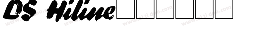 DS Hiline字体转换